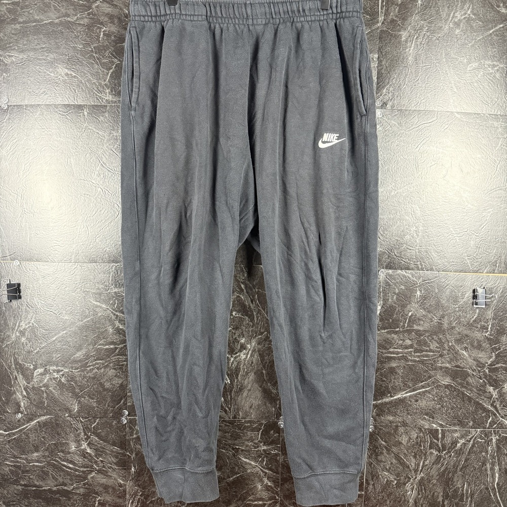 Nike Men's Grey Fleece Sweatpants Jogger XL